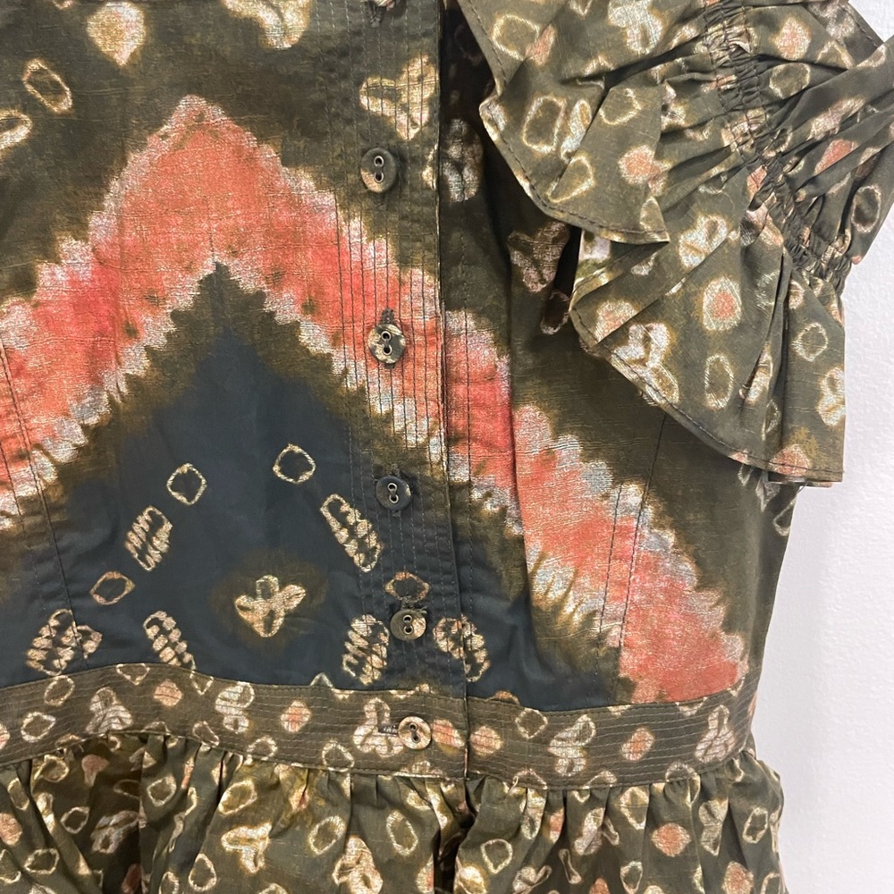 Ulla Johnson Spring 2022 Tribal Maxi  Nia Dress Size 4 - Picture 5 of 7